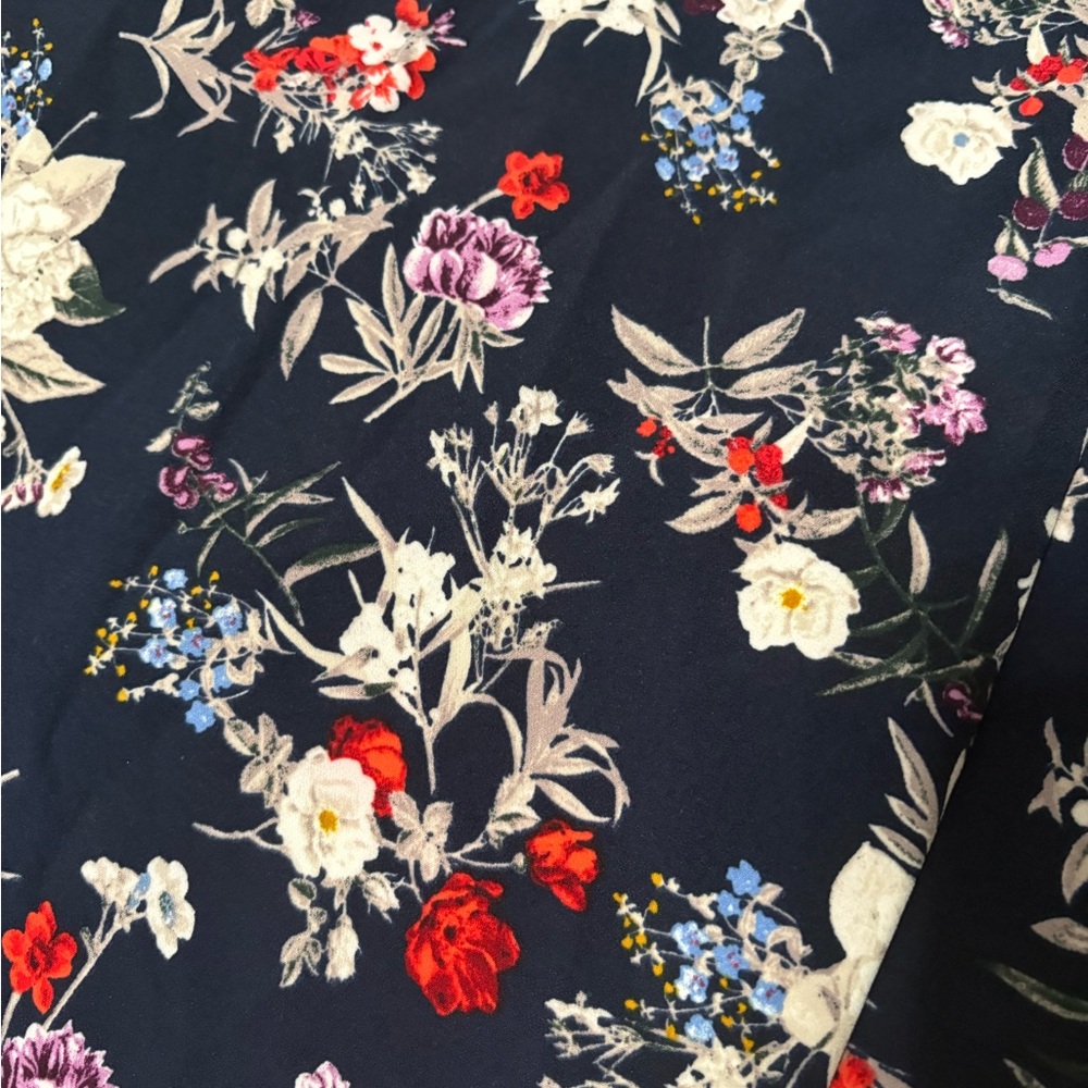 Lane Bryant Pants- Navy Floral - Picture 3 of 10